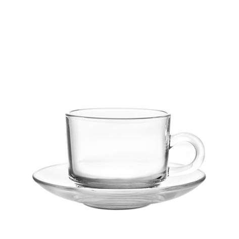Stack Tea Cup - P00340 & Stack Tea Saucer 5 3/8” - P00271